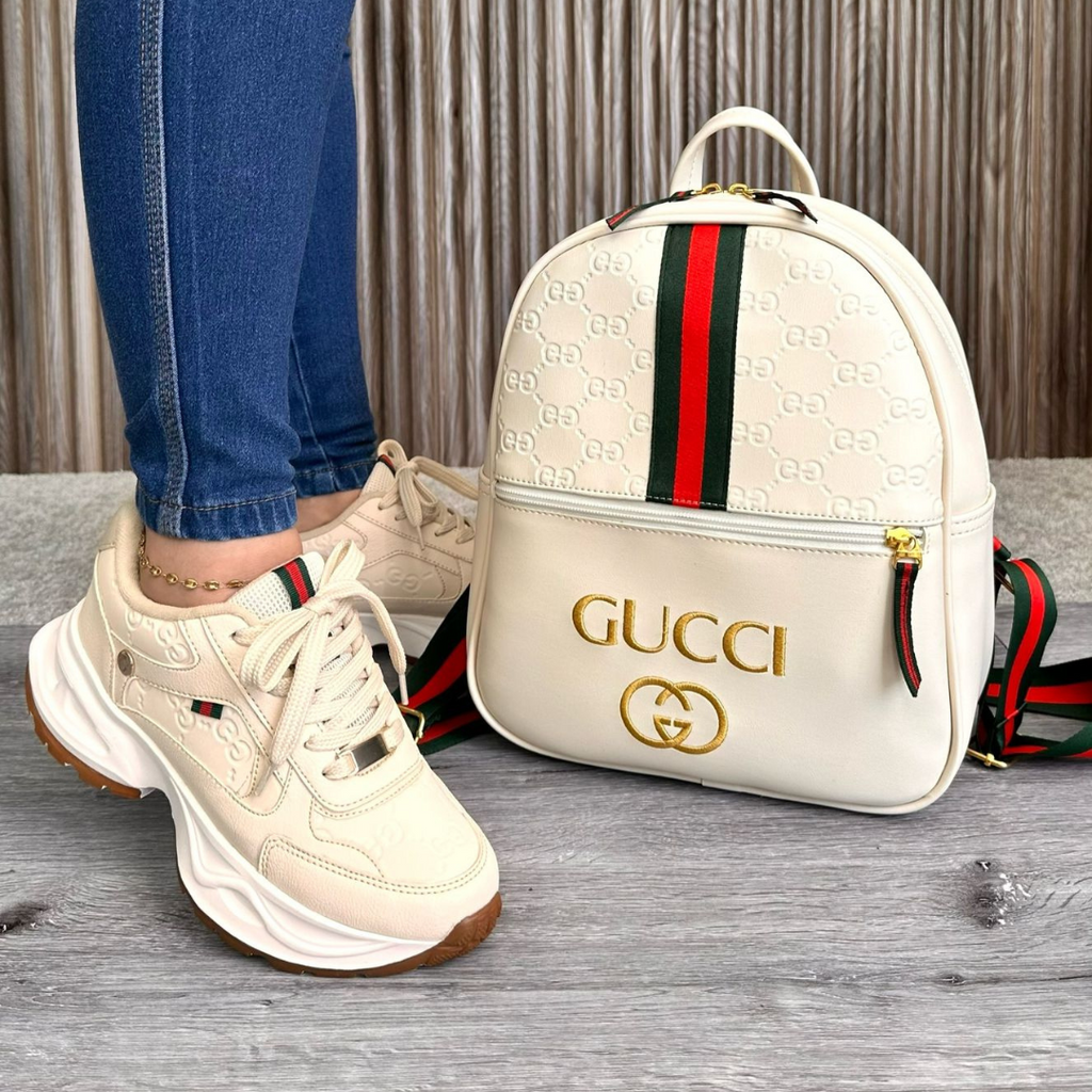 GUCCI COMBO MORRAL + CALZADO
