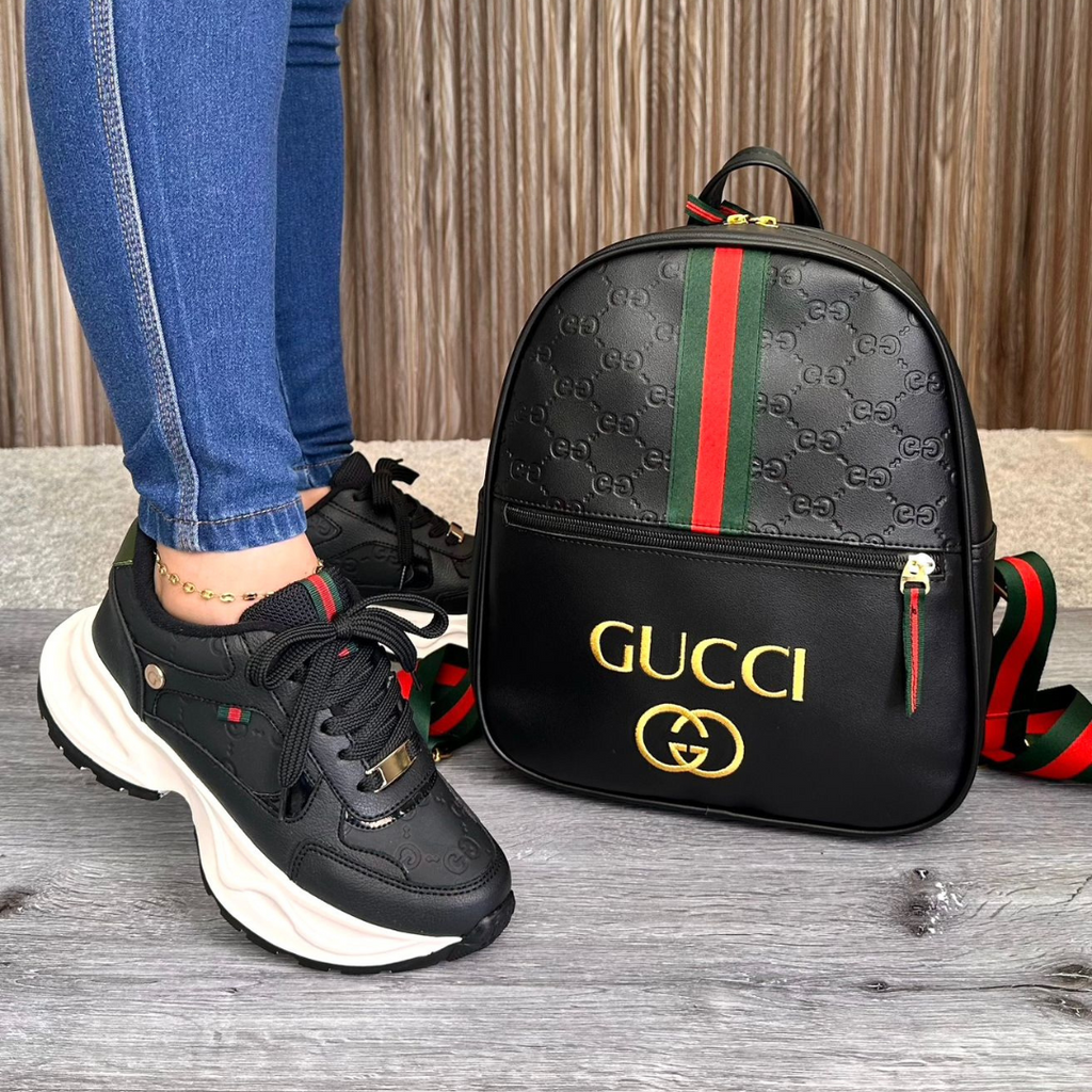 GUCCI COMBO MORRAL + CALZADO
