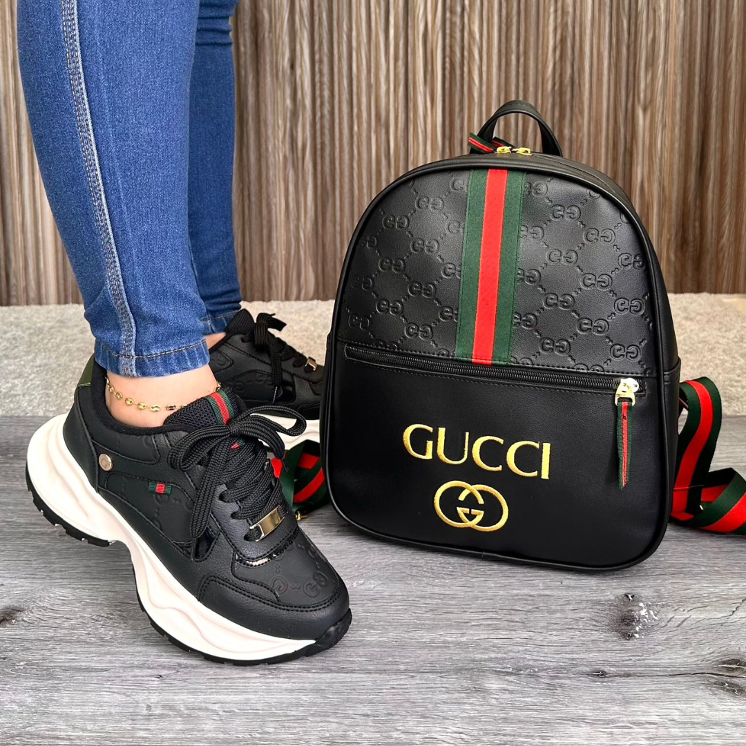 GUCCI COMBO MORRAL + CALZADO