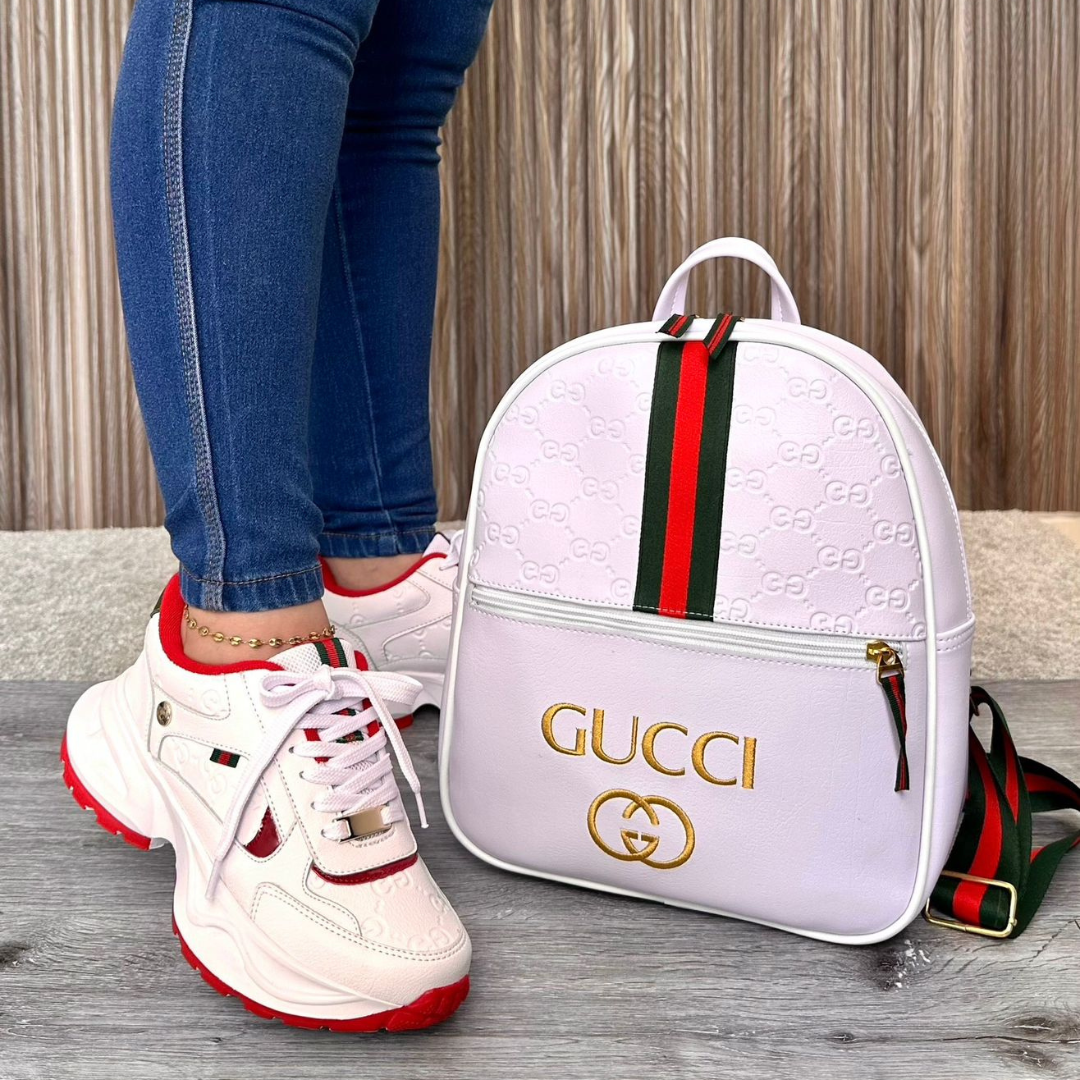 GUCCI COMBO MORRAL + CALZADO